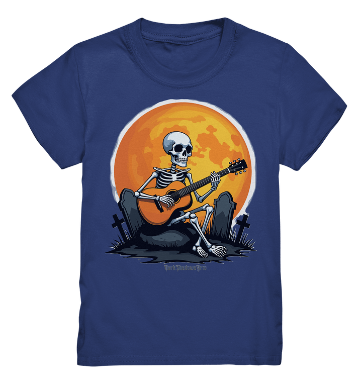 Skeleton Serenade - Kids Premium Shirt | Kids & Babys | Dark Shadows Arts