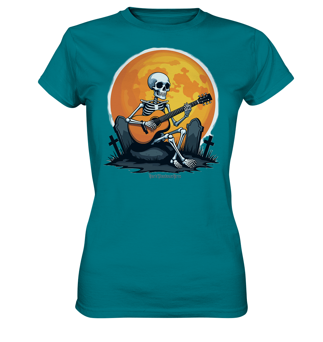 Skeleton Serenade - Ladies Premium Shirt | Lady - Shirts | Dark Shadows Arts