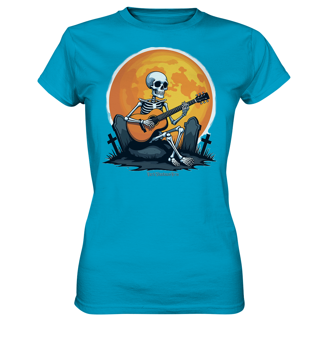 Skeleton Serenade - Ladies Premium Shirt | Lady - Shirts | Dark Shadows Arts