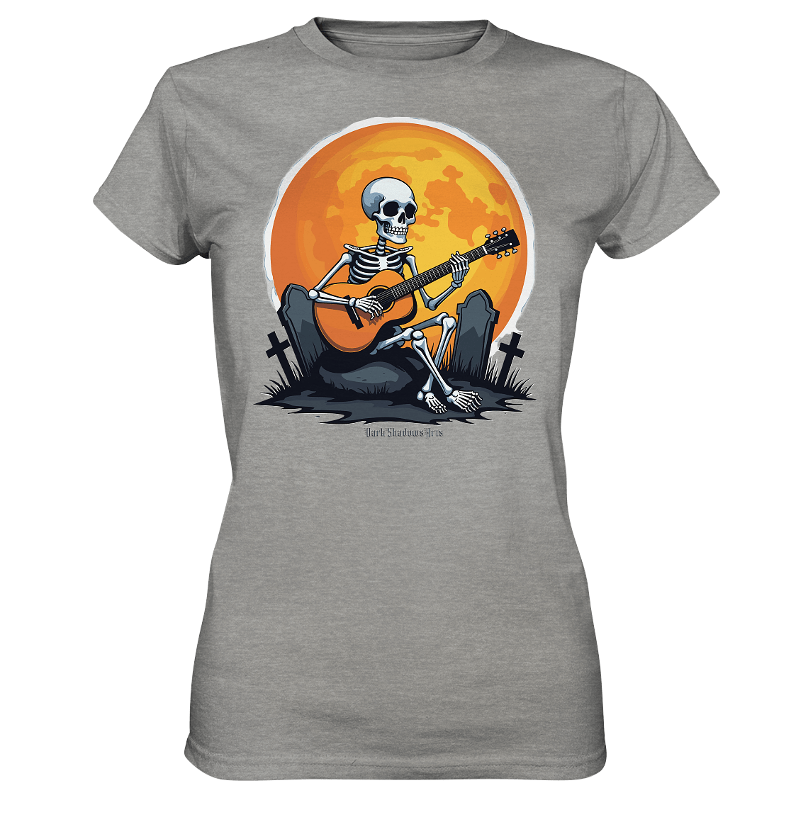 Skeleton Serenade - Ladies Premium Shirt | Lady - Shirts | Dark Shadows Arts