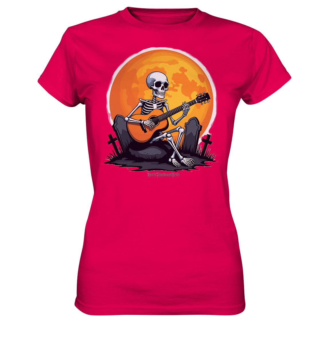 Skeleton Serenade - Ladies Premium Shirt | Lady - Shirts | Dark Shadows Arts