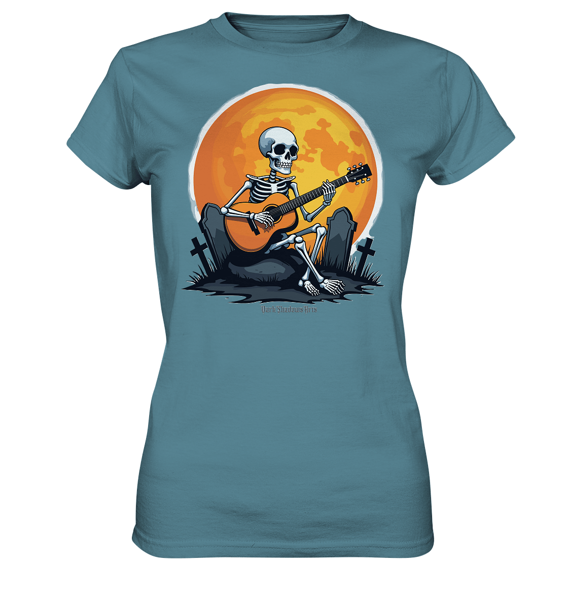 Skeleton Serenade - Ladies Premium Shirt | Lady - Shirts | Dark Shadows Arts