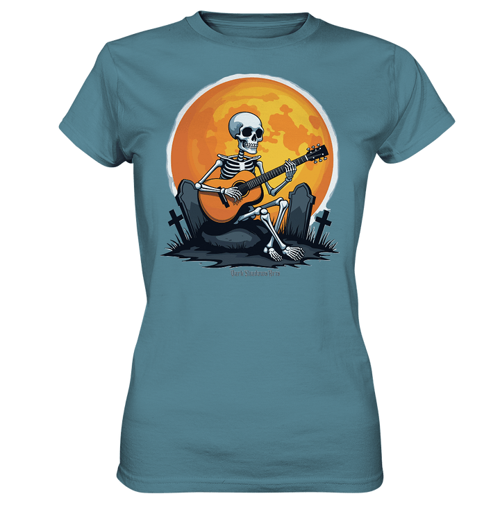 Skeleton Serenade - Ladies Premium Shirt | Lady - Shirts | Dark Shadows Arts