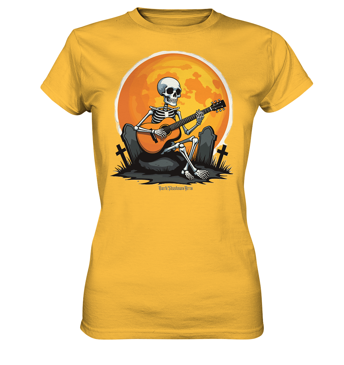 Skeleton Serenade - Ladies Premium Shirt | Lady - Shirts | Dark Shadows Arts