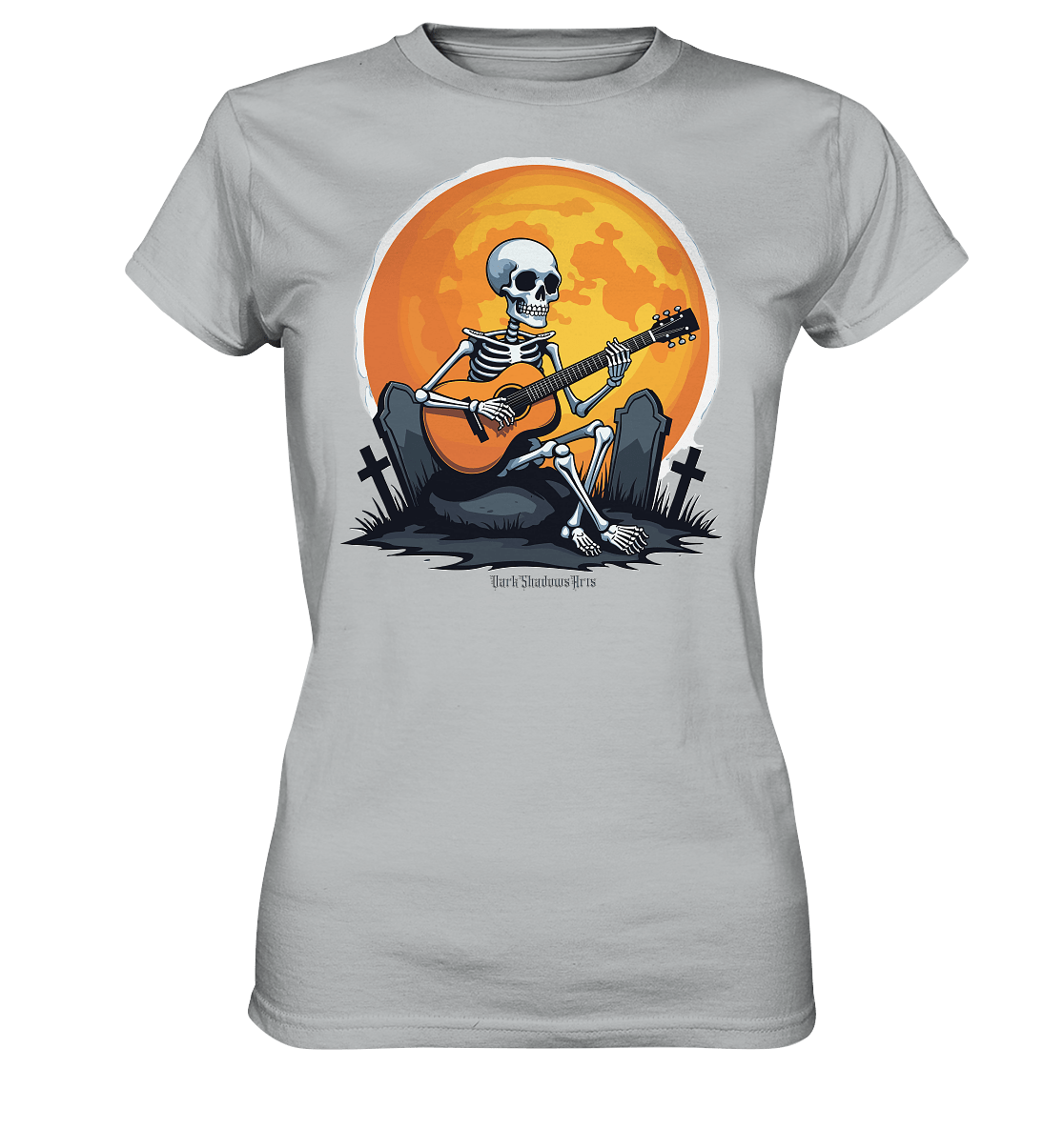 Skeleton Serenade - Ladies Premium Shirt | Lady - Shirts | Dark Shadows Arts