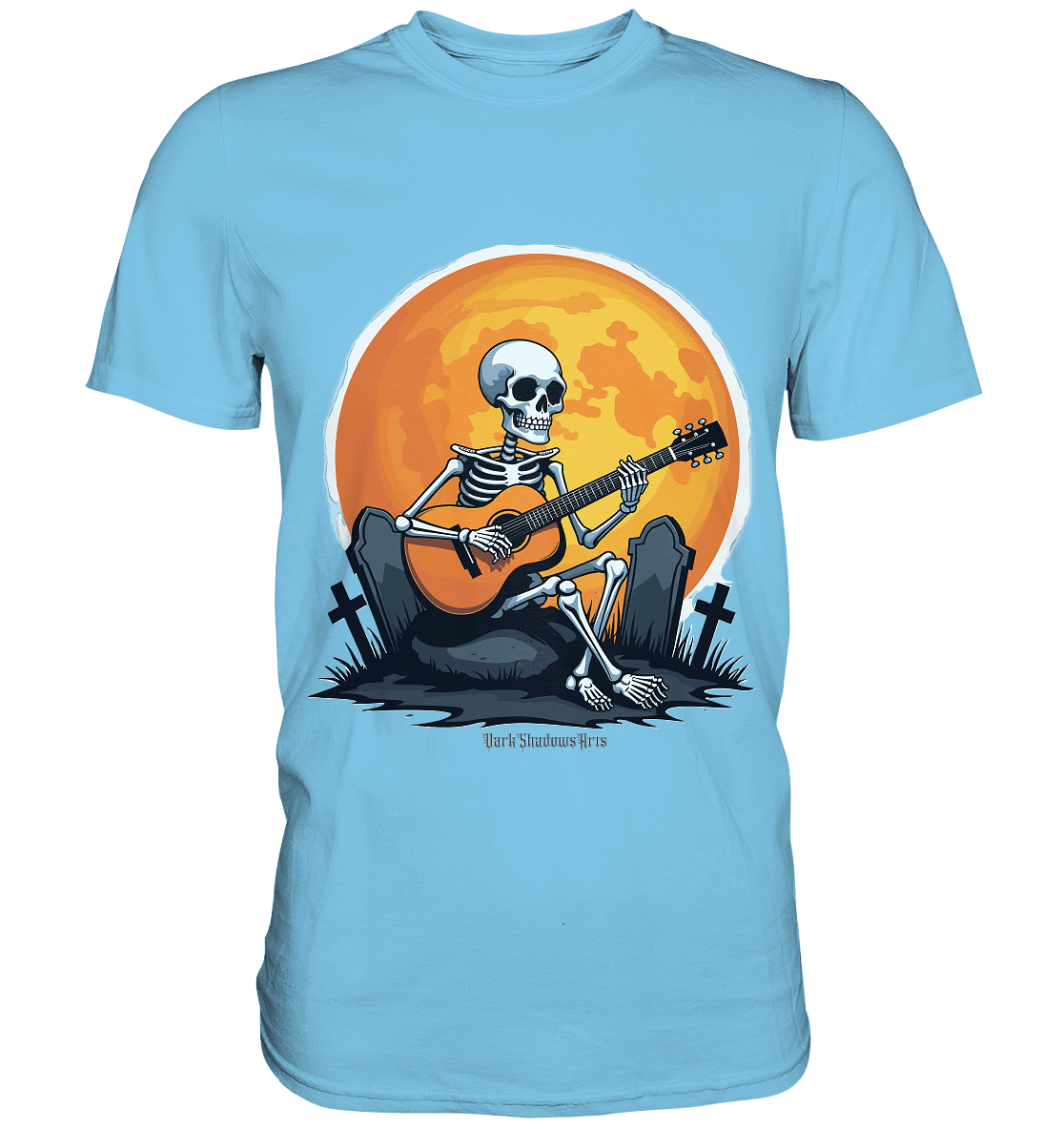 Skeleton Serenade - Premium Shirt | Unisex - Shirts | Dark Shadows Arts