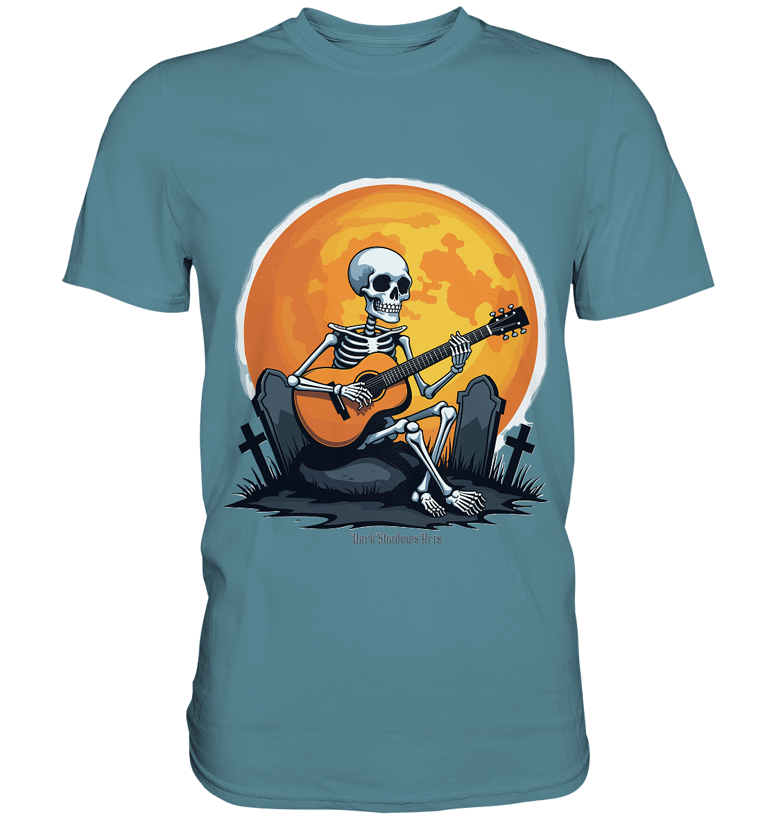 Skeleton Serenade - Premium Shirt | Unisex - Shirts | Dark Shadows Arts