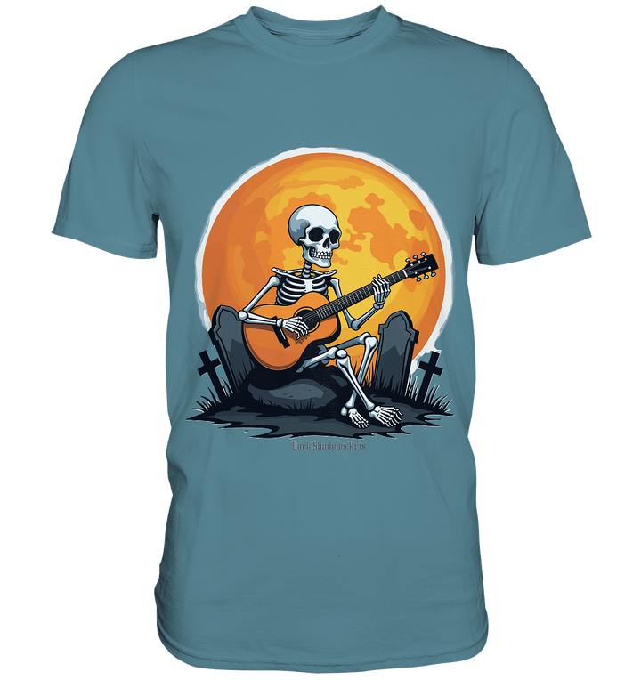 Skeleton Serenade - Premium Shirt | Unisex - Shirts | Dark Shadows Arts