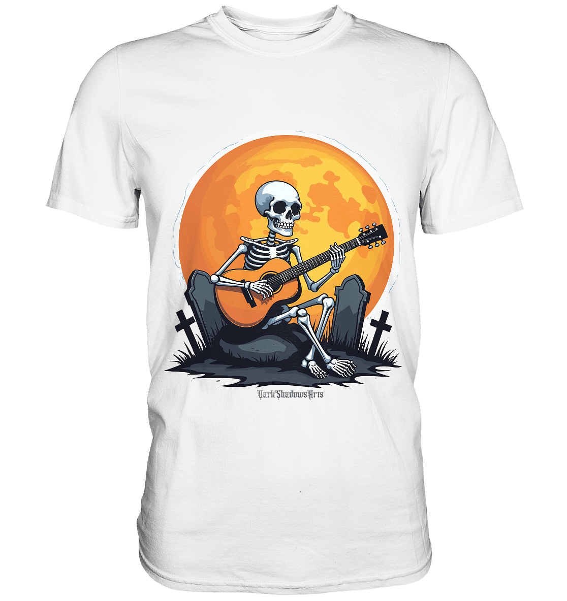 Skeleton Serenade - Premium Shirt | Unisex - Shirts | Dark Shadows Arts