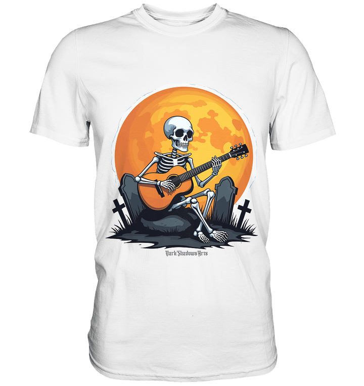 Skeleton Serenade - Premium Shirt | Unisex - Shirts | Dark Shadows Arts