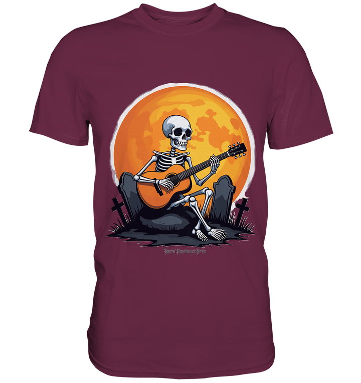 Skeleton Serenade - Premium Shirt | Unisex - Shirts | Dark Shadows Arts