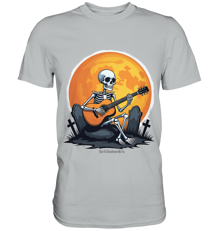 Skeleton Serenade - Premium Shirt | Unisex - Shirts | Dark Shadows Arts