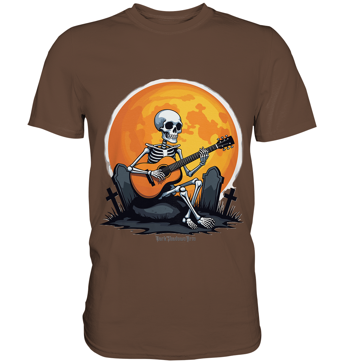 Skeleton Serenade - Premium Shirt | Unisex - Shirts | Dark Shadows Arts