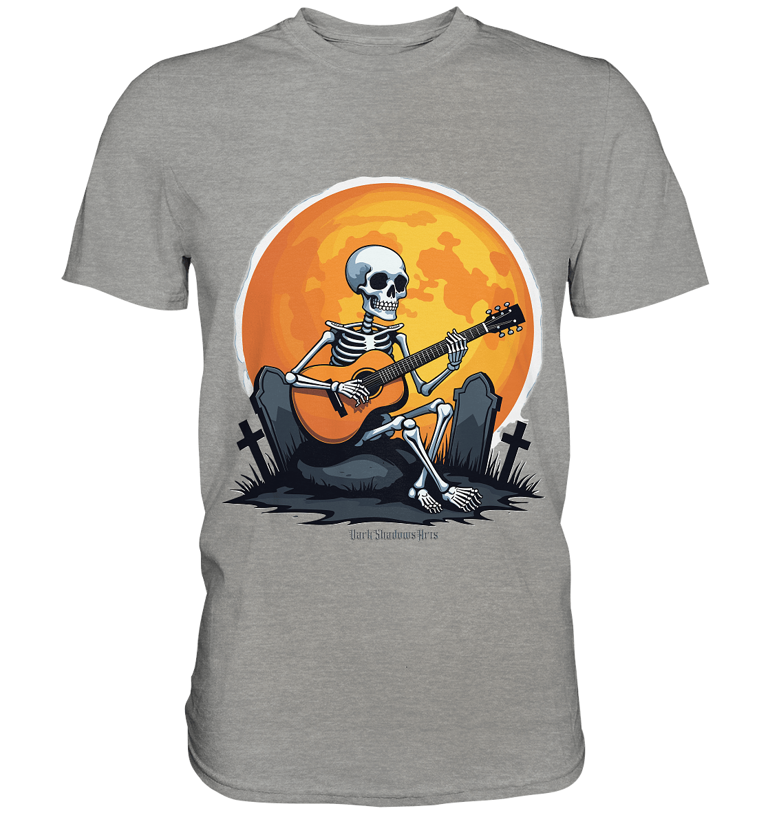 Skeleton Serenade - Premium Shirt | Unisex - Shirts | Dark Shadows Arts