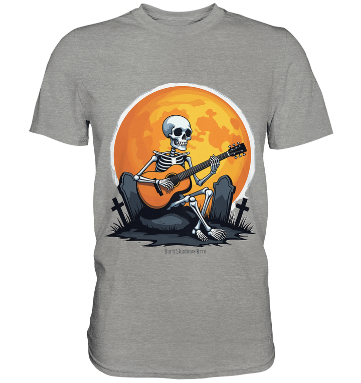 Skeleton Serenade - Premium Shirt | Unisex - Shirts | Dark Shadows Arts