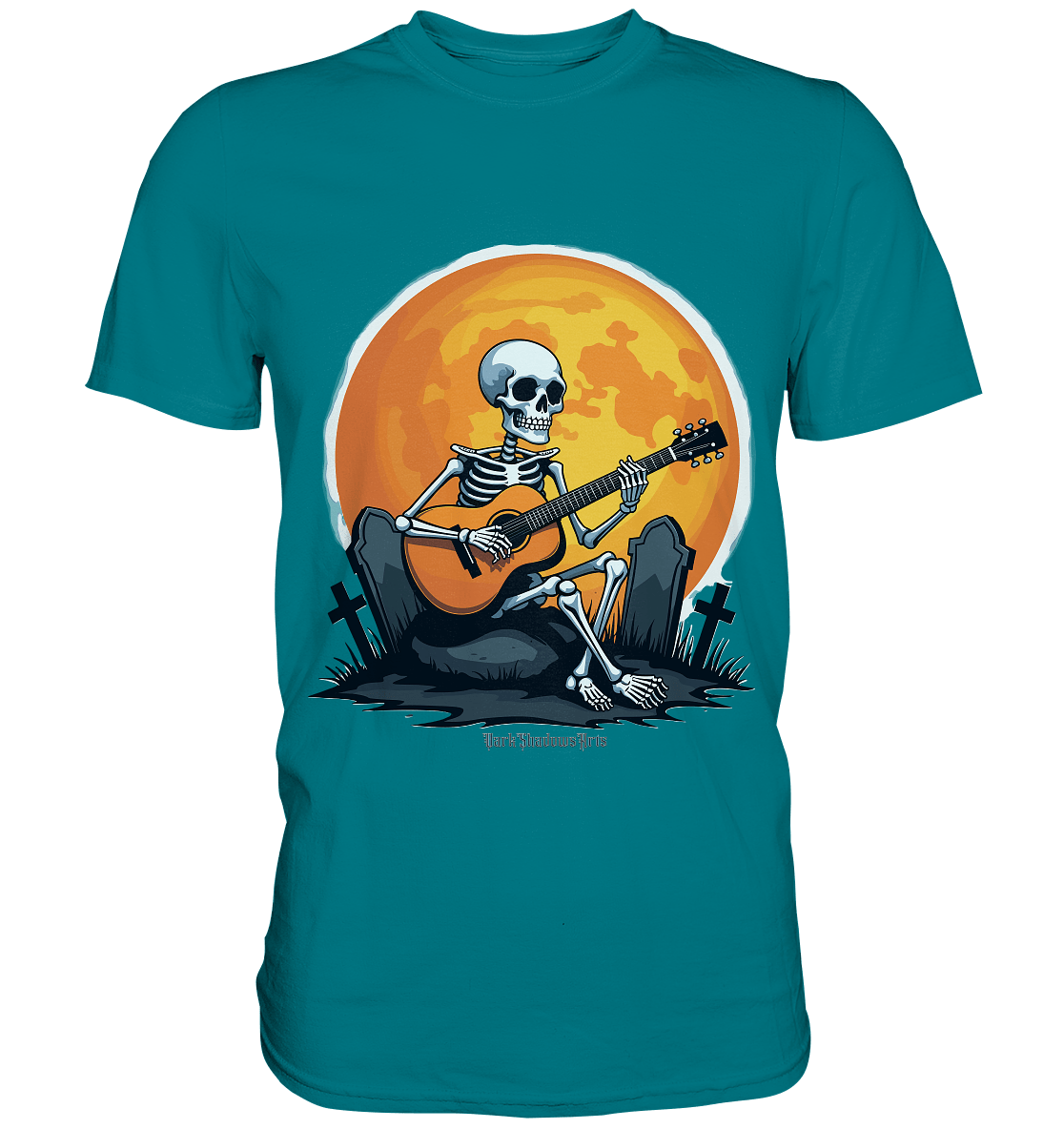 Skeleton Serenade - Premium Shirt | Unisex - Shirts | Dark Shadows Arts