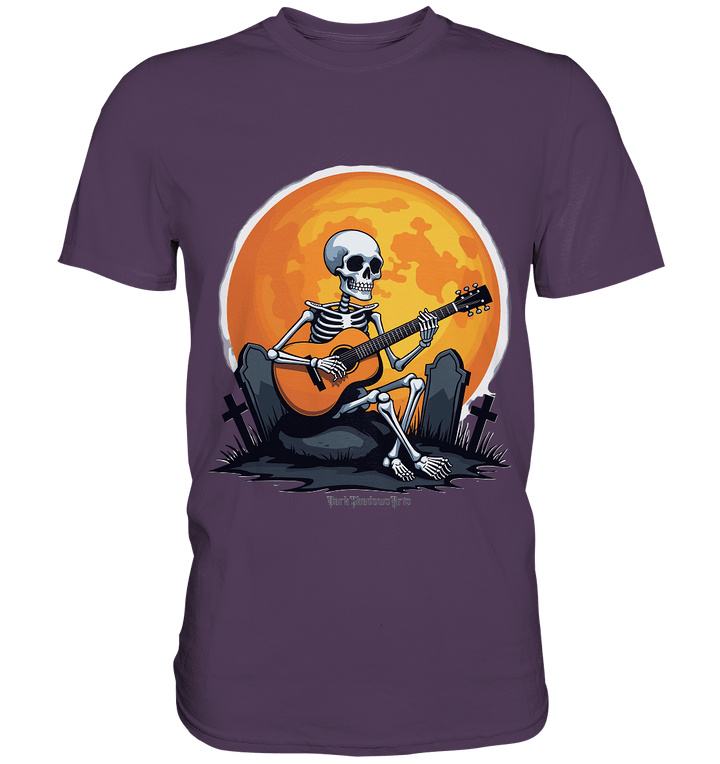 Skeleton Serenade - Premium Shirt | Unisex - Shirts | Dark Shadows Arts