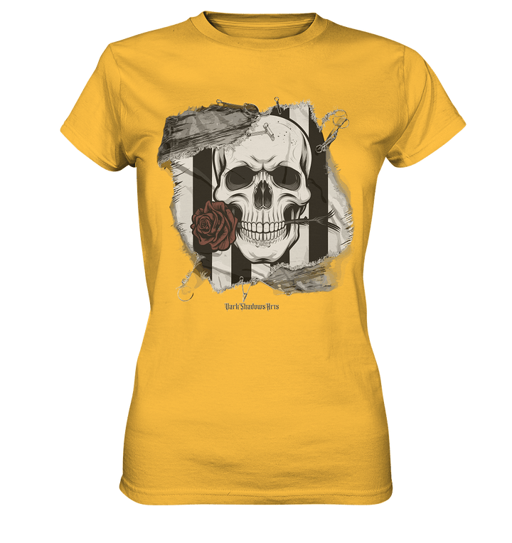 Skull and Roses - Ladies Premium Shirt | Lady - Shirts | Dark Shadows Arts