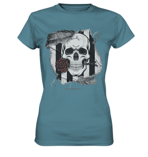 Skull and Roses - Ladies Premium Shirt | Lady - Shirts | Dark Shadows Arts
