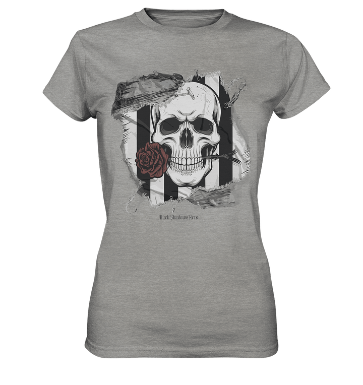 Skull and Roses - Ladies Premium Shirt | Lady - Shirts | Dark Shadows Arts
