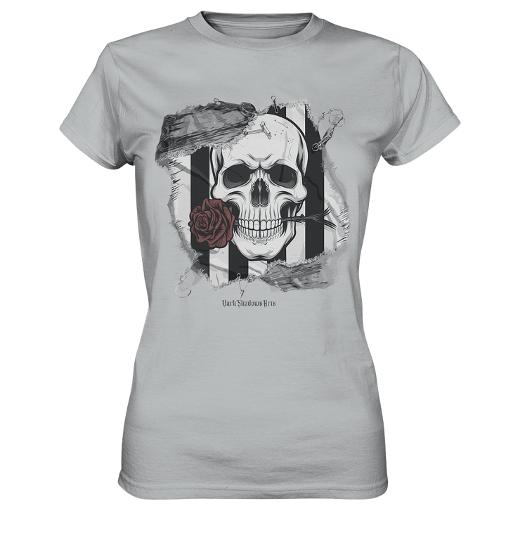 Skull and Roses - Ladies Premium Shirt | Lady - Shirts | Dark Shadows Arts