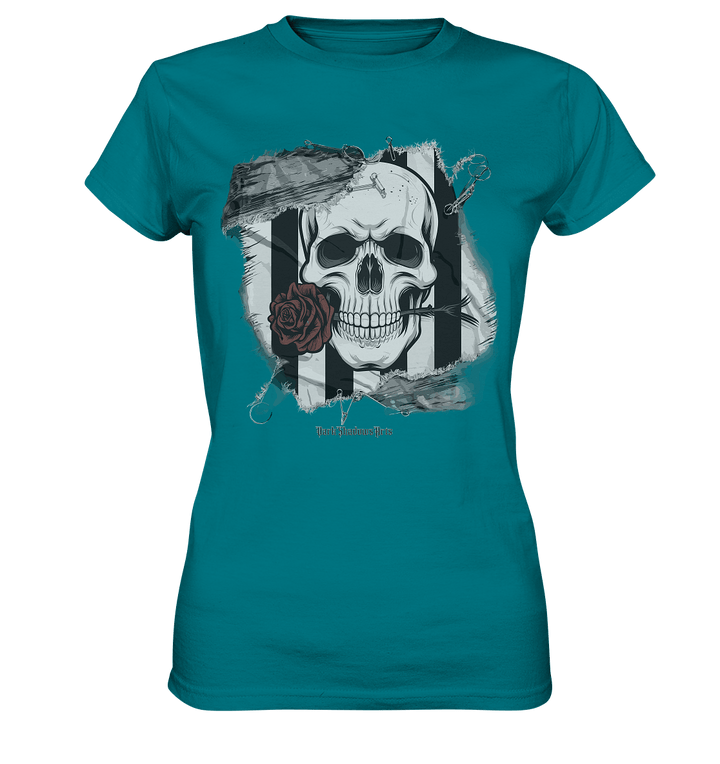 Skull and Roses - Ladies Premium Shirt | Lady - Shirts | Dark Shadows Arts