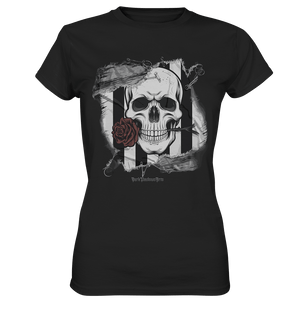 Skull and Roses - Ladies Premium Shirt | Lady - Shirts | Dark Shadows Arts