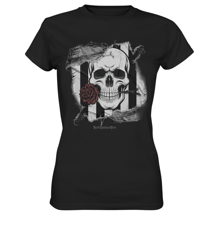 Skull and Roses - Ladies Premium Shirt | Lady - Shirts | Dark Shadows Arts