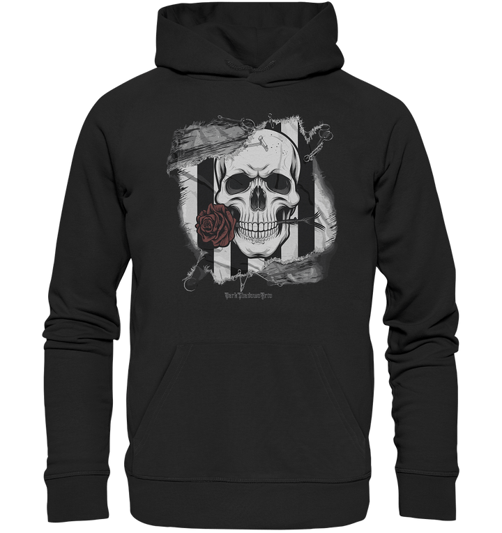 Skull and Roses - Organic Hoodie | Hoodies | Dark Shadows Arts