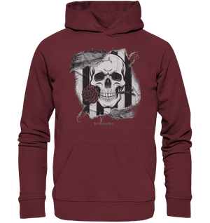 Skull and Roses - Organic Hoodie | Hoodies | Dark Shadows Arts