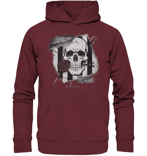 Skull and Roses - Organic Hoodie | Hoodies | Dark Shadows Arts