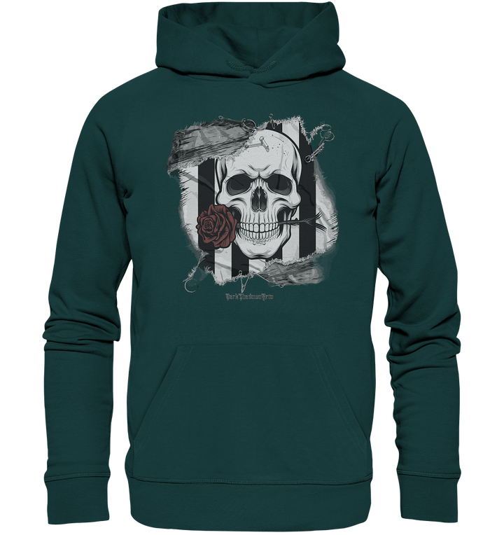 Skull and Roses - Organic Hoodie | Hoodies | Dark Shadows Arts