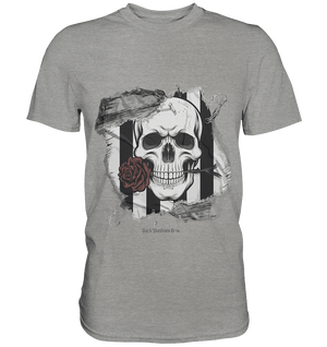 Skull and Roses - Premium Shirt | Unisex - Shirts | Dark Shadows Arts