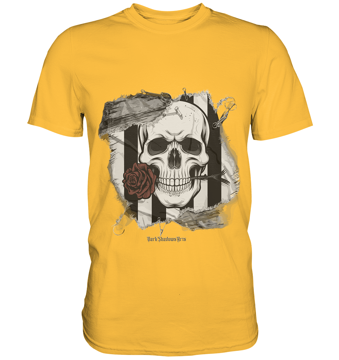 Skull and Roses - Premium Shirt | Unisex - Shirts | Dark Shadows Arts