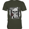 Skull and Roses - Premium Shirt | Unisex - Shirts | Dark Shadows Arts