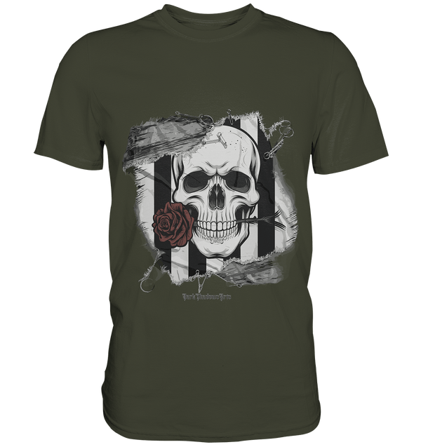 Skull and Roses - Premium Shirt | Unisex - Shirts | Dark Shadows Arts