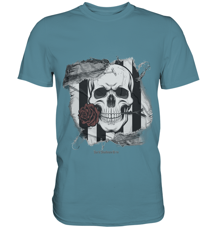Skull and Roses - Premium Shirt | Unisex - Shirts | Dark Shadows Arts