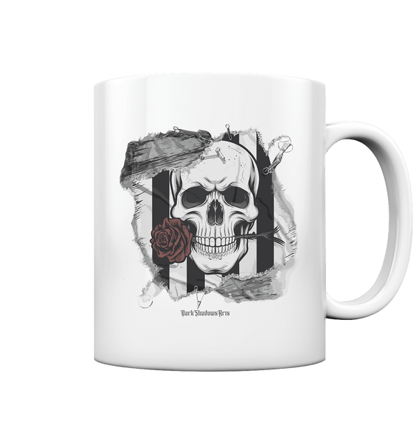 Skull and Roses - Tasse glossy | Trinkgefäße | Dark Shadows Arts