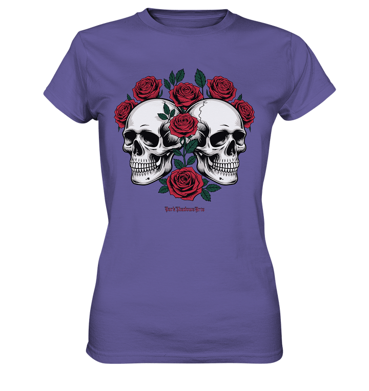 Skulls & Roses – Zwischen Leben, Tod & dunkler Eleganz - Ladies Premium Shirt | Lady - Shirts | Dark Shadows Arts