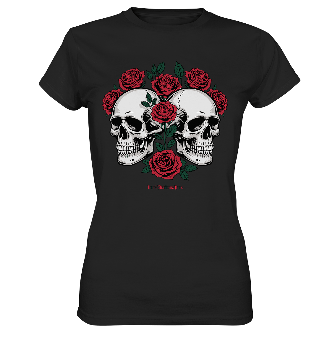Skulls & Roses – Zwischen Leben, Tod & dunkler Eleganz - Ladies Premium Shirt | Lady - Shirts | Dark Shadows Arts