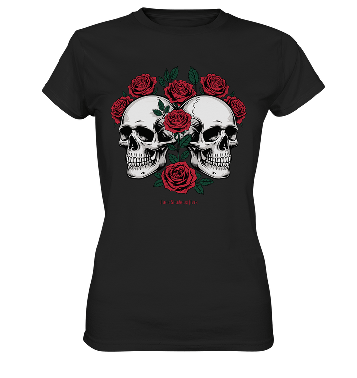 Skulls & Roses – Zwischen Leben, Tod & dunkler Eleganz - Ladies Premium Shirt | Lady - Shirts | Dark Shadows Arts