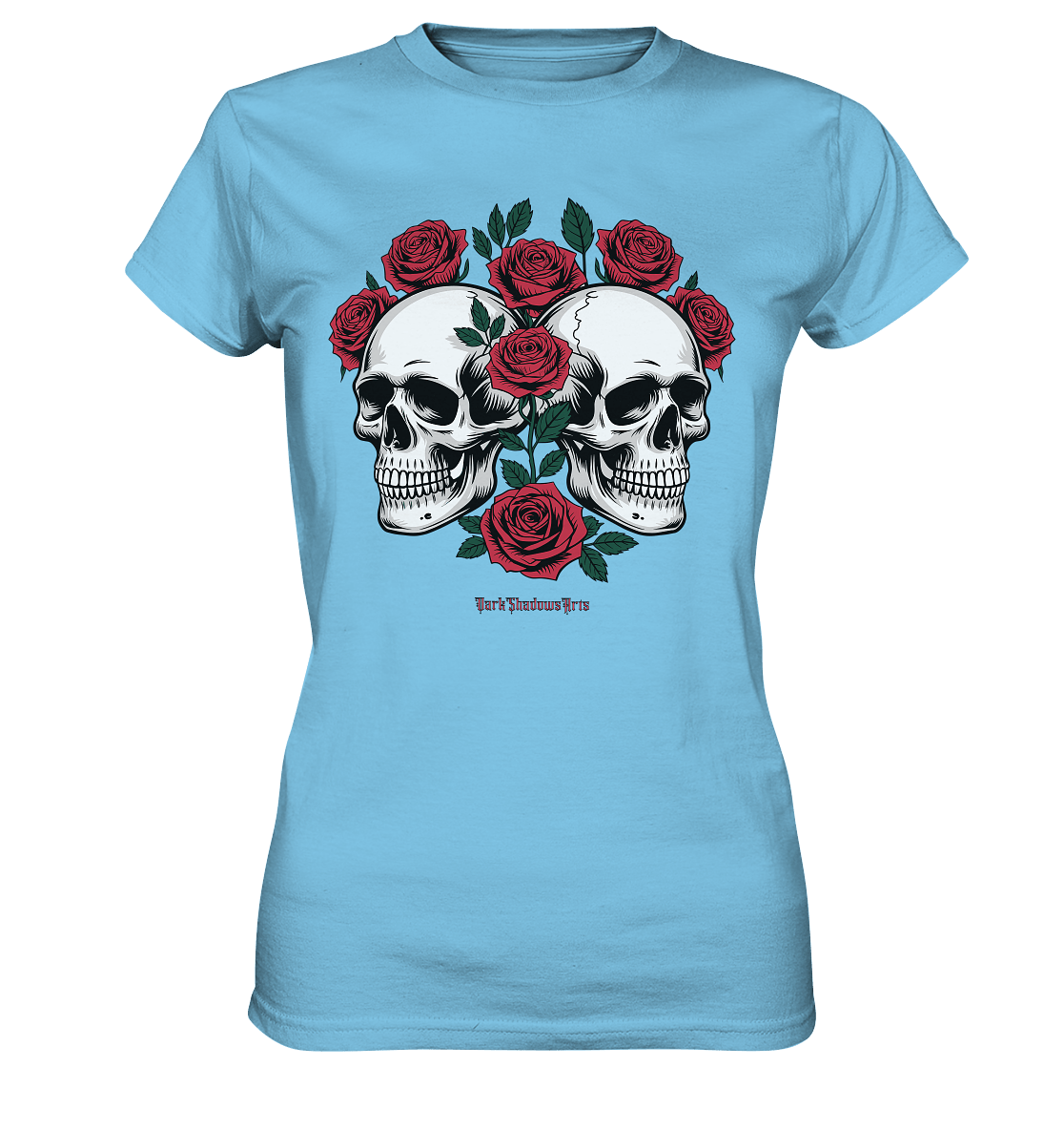 Skulls & Roses – Zwischen Leben, Tod & dunkler Eleganz - Ladies Premium Shirt | Lady - Shirts | Dark Shadows Arts