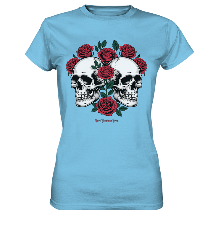Skulls & Roses – Zwischen Leben, Tod & dunkler Eleganz - Ladies Premium Shirt | Lady - Shirts | Dark Shadows Arts