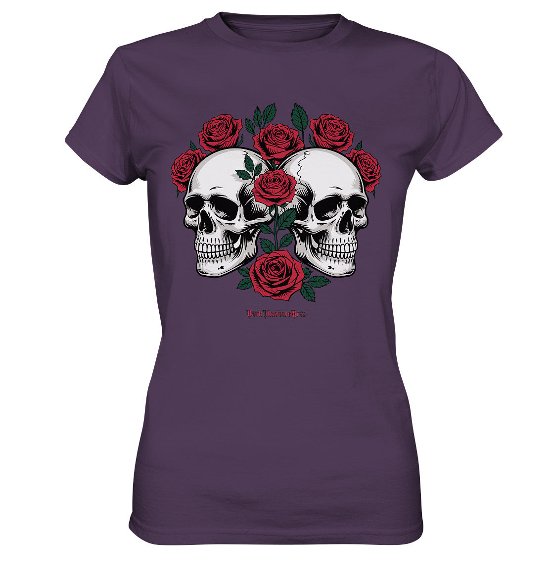 Skulls & Roses – Zwischen Leben, Tod & dunkler Eleganz - Ladies Premium Shirt | Lady - Shirts | Dark Shadows Arts