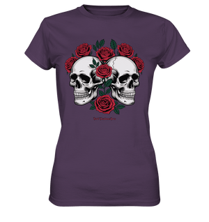 Skulls & Roses – Zwischen Leben, Tod & dunkler Eleganz - Ladies Premium Shirt | Lady - Shirts | Dark Shadows Arts
