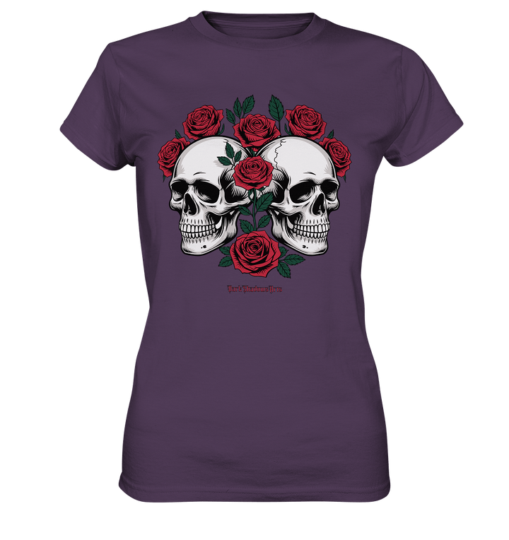 Skulls & Roses – Zwischen Leben, Tod & dunkler Eleganz - Ladies Premium Shirt | Lady - Shirts | Dark Shadows Arts