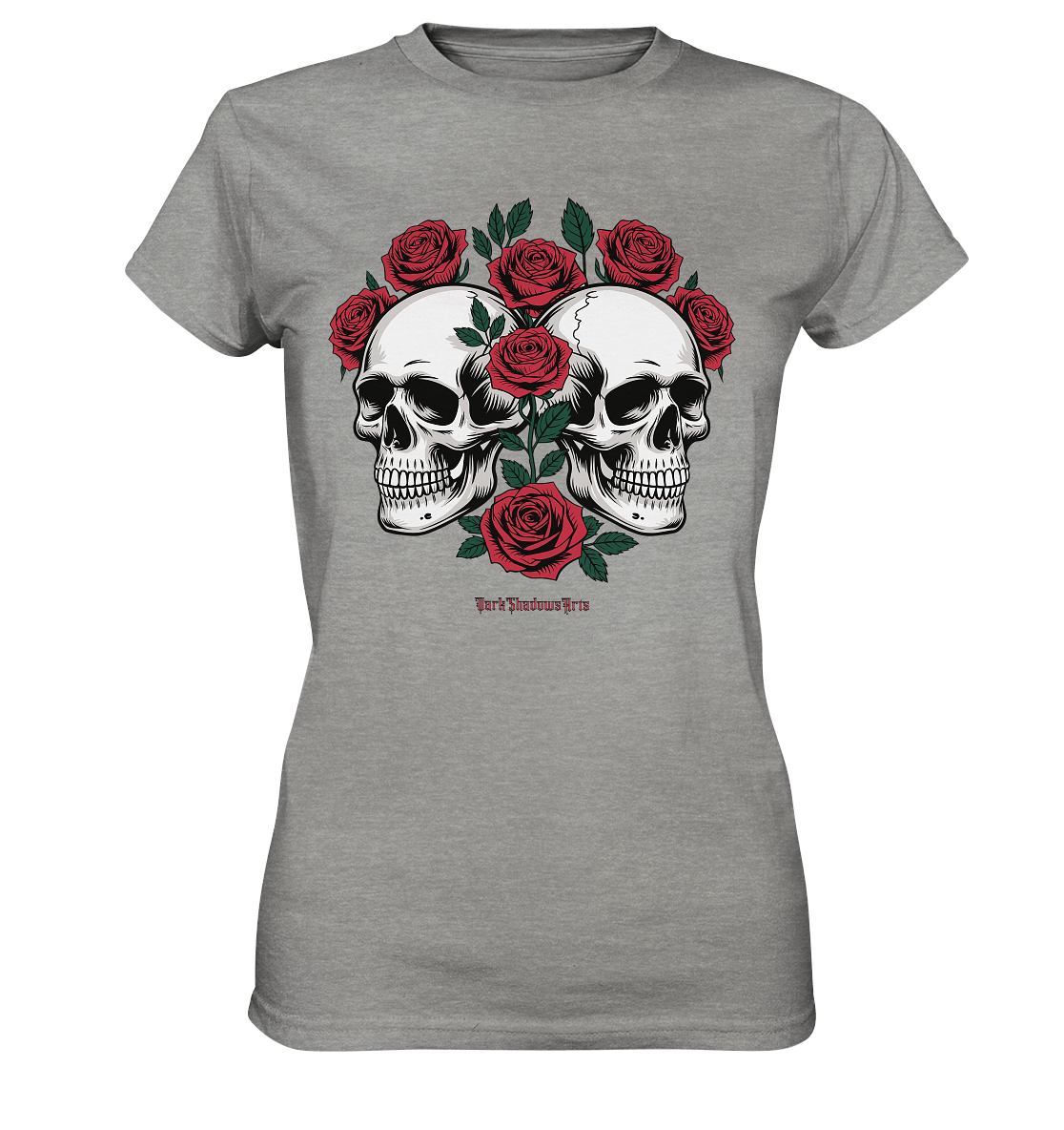 Skulls & Roses – Zwischen Leben, Tod & dunkler Eleganz - Ladies Premium Shirt | Lady - Shirts | Dark Shadows Arts