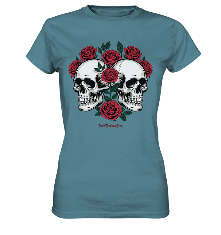 Skulls & Roses – Zwischen Leben, Tod & dunkler Eleganz - Ladies Premium Shirt | Lady - Shirts | Dark Shadows Arts
