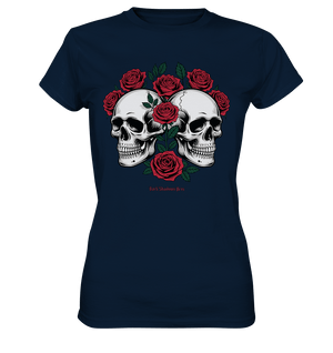 Skulls & Roses – Zwischen Leben, Tod & dunkler Eleganz - Ladies Premium Shirt | Lady - Shirts | Dark Shadows Arts