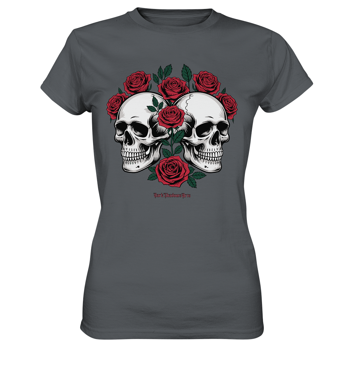 Skulls & Roses – Zwischen Leben, Tod & dunkler Eleganz - Ladies Premium Shirt | Lady - Shirts | Dark Shadows Arts